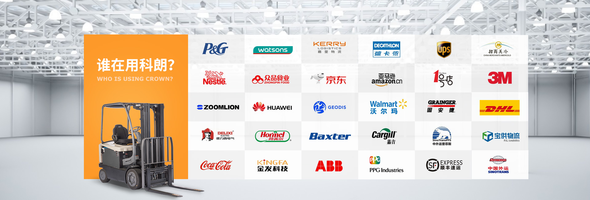 誰在用科朗叉車