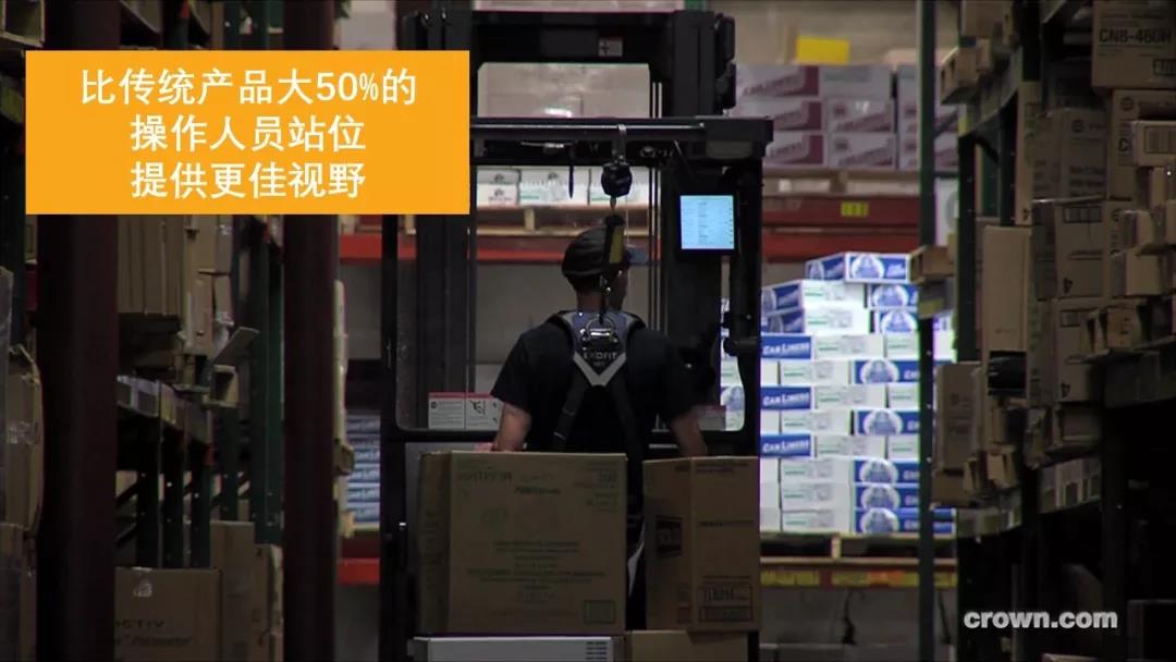 Crown-科朗叉車擁有更長的正常運行時間，提高投資回報率